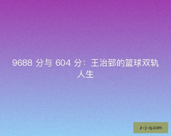 9688 分与 604 分：王治郅的篮球双轨人生